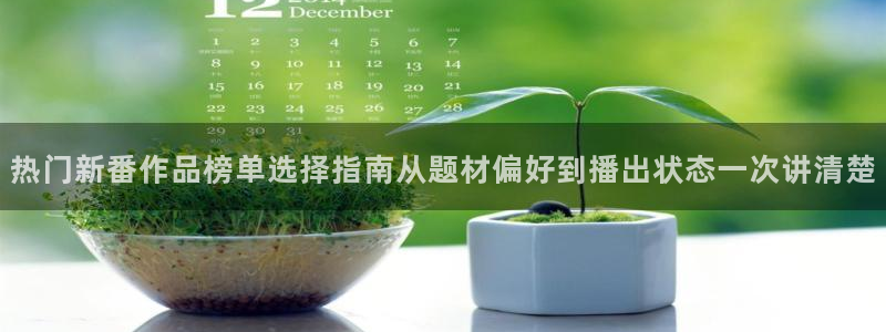 动漫评分榜